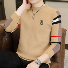 Crew neck loose pullover sweater