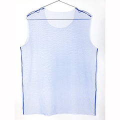 Men's mesh vest fully transparent sexy