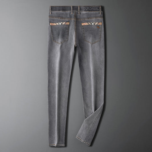 High-end fashion slim fit casual trendy jeans