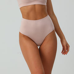 Women's Pure Cotton Large Size High Waist Breathable and Elastic Briefs