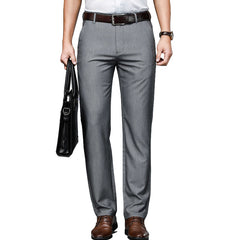 Summer Thin Casual Straight Elastic Breathable Trousers