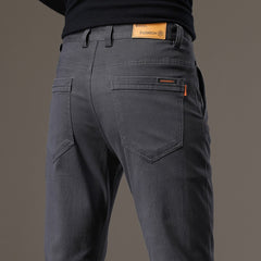 2024 Men's New Slim Straight High-end Cotton Casual Pants