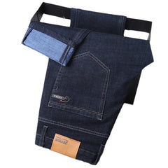 2024 Men's Stretch Straight Business Loose Jeans