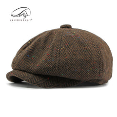 British retro octagonal hat