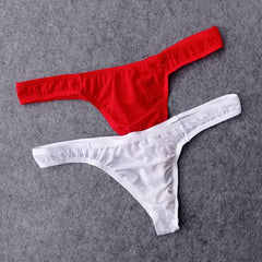 Low Waist Sexy Transparent Ice Silk Thong