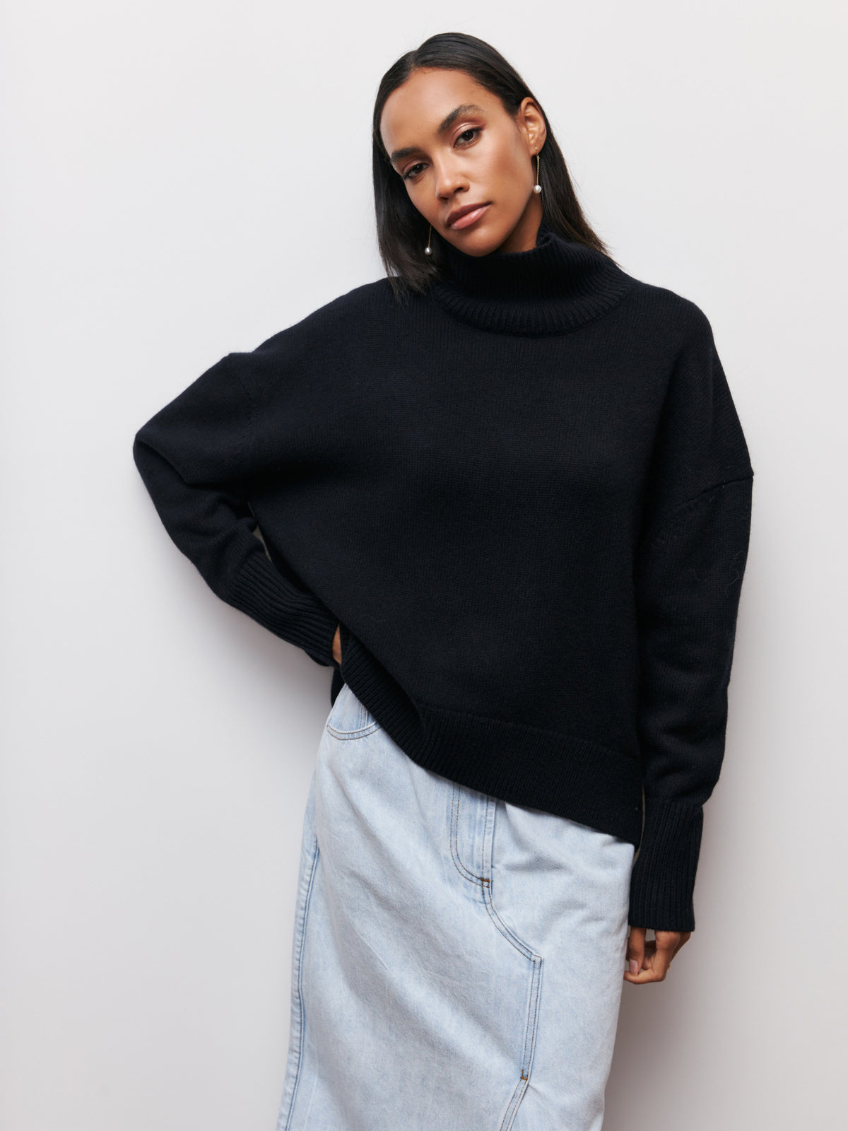 Women's Loose Turtleneck Winter Sweater