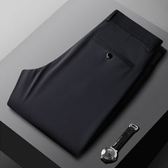 2023 New Anti-wrinkle Business Casual High-end Elastic Slim Straight Trousers