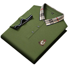 Men's Plus Size Fashionable Embroidered Polo Shirt