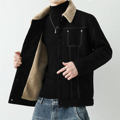 Men's New Winter Casual Sherpa Jacket