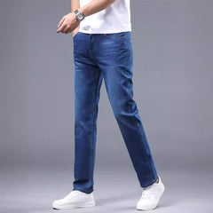 Men's New Loose Simple Classic Business Casual Jeans