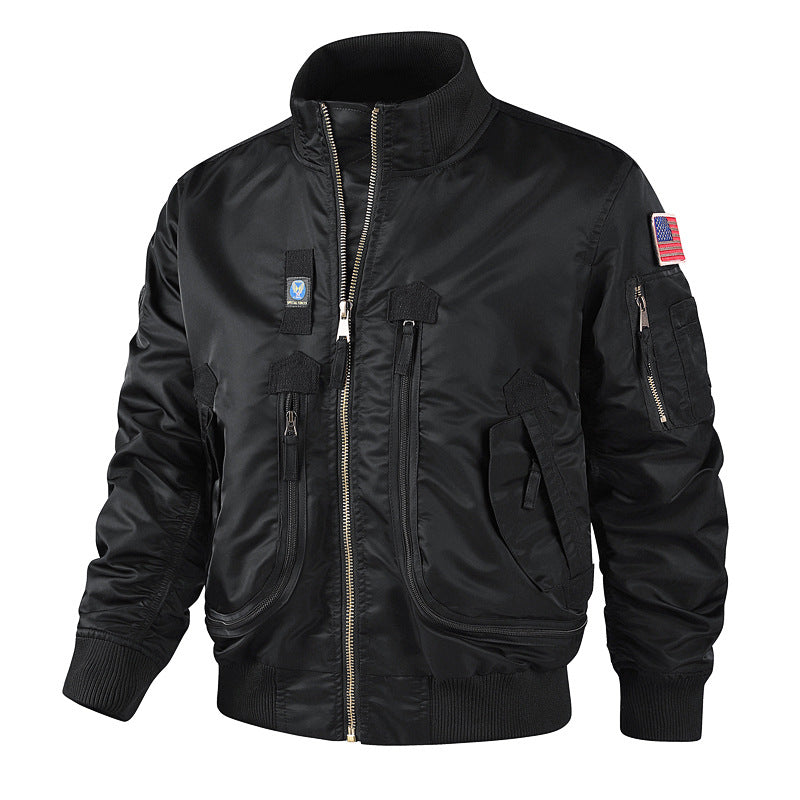 Men's Multi-pocket Warm Waterproof Windproof Jacket
