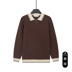Business Long Sleeve Polo Knit