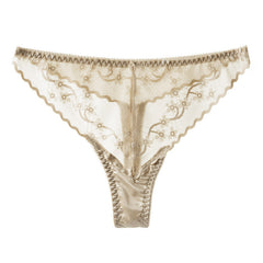 Low Waist Sexy Lace See-through Mesh Quick Dry Ultra-thin Thong