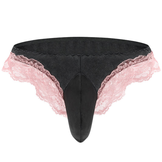 Tzy969 Lace pocket thong