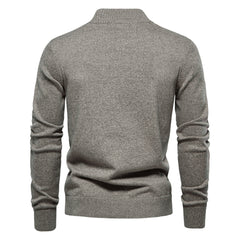 Men's High Quality Business Casual Solid Color Sweater