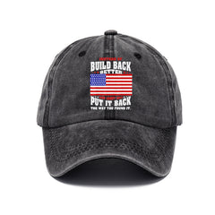 Men's Retro Soft Top Baseball Cap