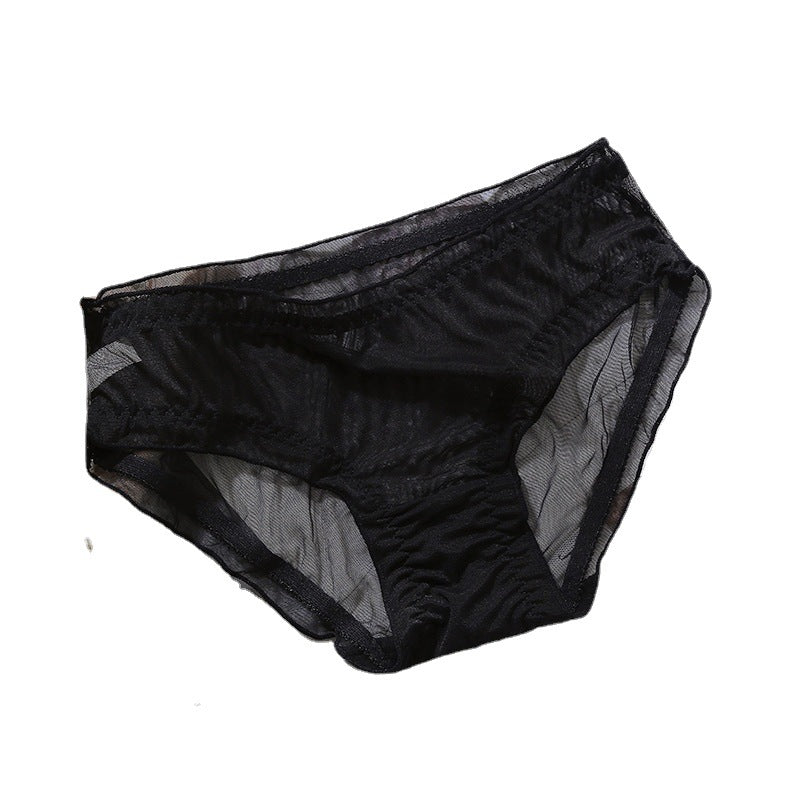 Thin Mesh Sexy Transparent Soft Silky High Elastic Briefs