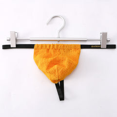 Men's Low-Rise Thin Strap Knit Sexy Splicing Breathable Thong