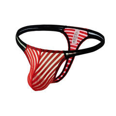 2024 New Men's Sexy Transparent Color Matching Thong