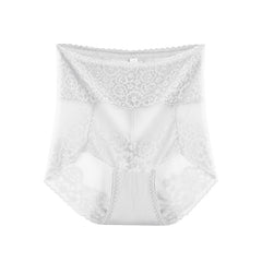 [ 5PCS ] High waist tummy tuck lace briefs