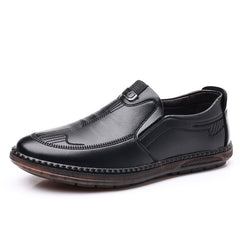 Men's Trendy Tendon Soft Sole Non-slip Versatile Casual Leather Shoes