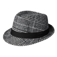 Men's Autumn and Winter Woolen Jazz Hat Gentleman Hat