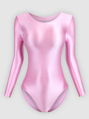 Bodycon Shiny Silk Bodysuit