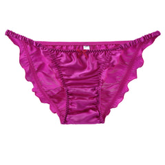 New 100% Mulberry Silk Ruffle Briefs