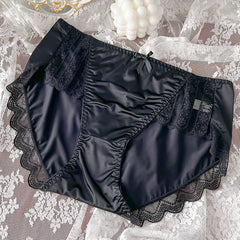 High-end Satin Breathable Sexy and Comfortable Large Size Briefs