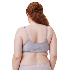Front Button Wireless Cotton Bra