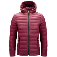 Men's New Winter Large Size Hooded Cotton Coat