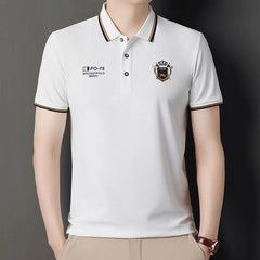 Hot sale fashionable cotton embroidered POLO shirt