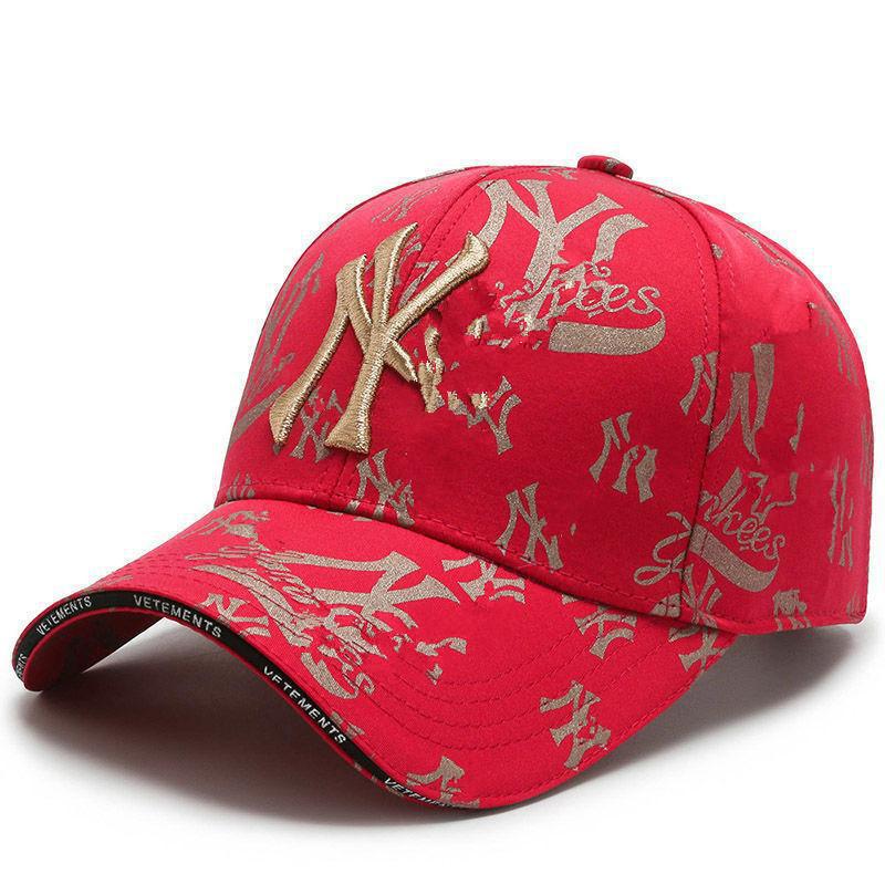 Fashionable letter embroidered cap