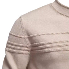 Men's Round Neck High Quality Fashion Solid Color Sweater