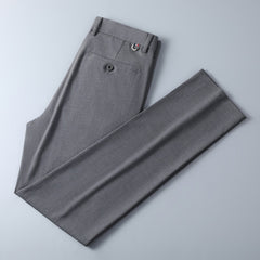 Mulberry silk high-end casual non-iron straight trousers