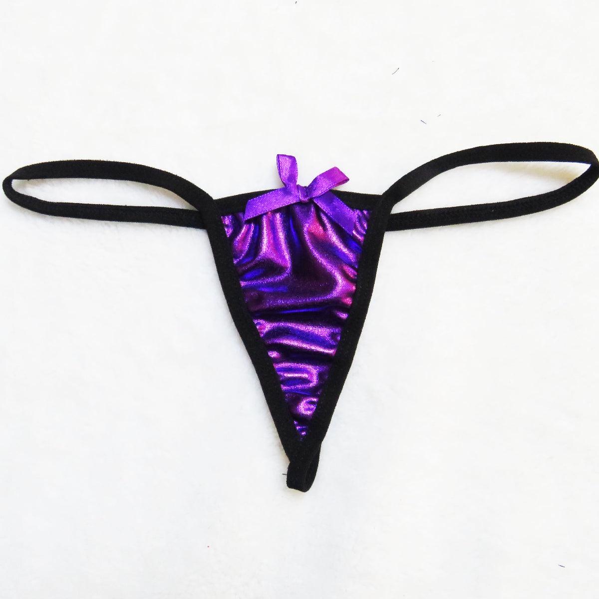 Sexy Patent Leather Thong