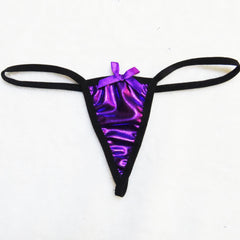 Sexy Patent Leather Thong