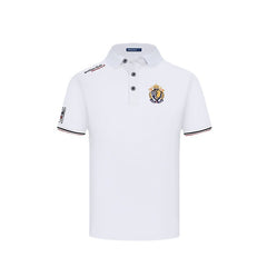 High-end business casual simple solid color POLO shirt