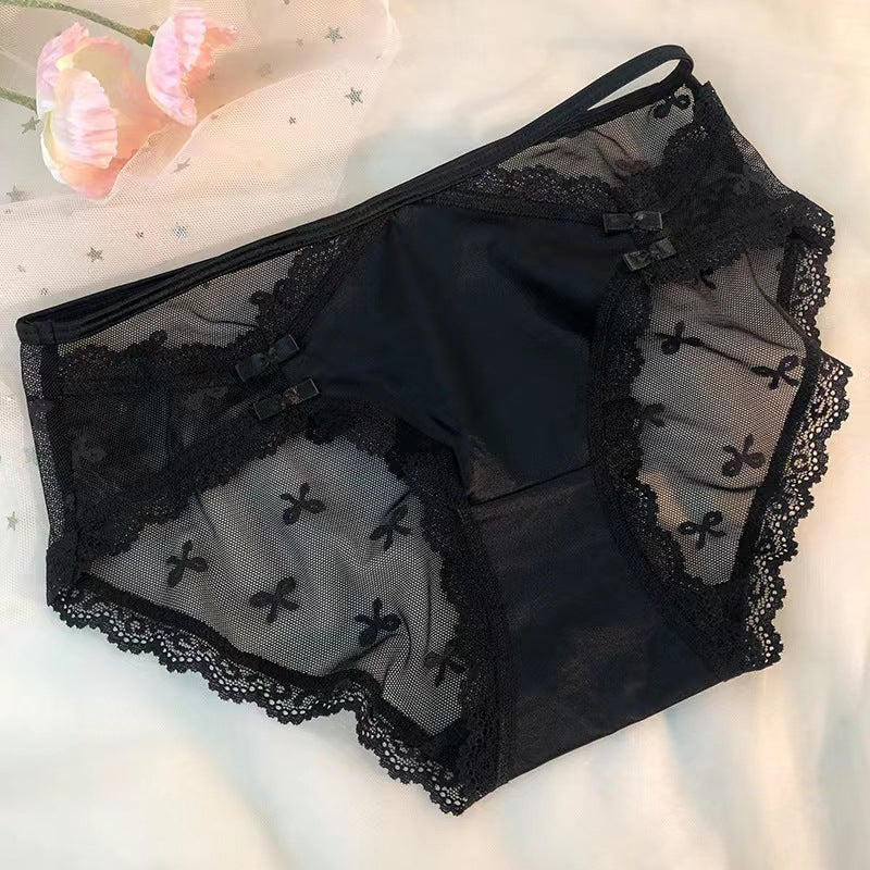 New silky satin sexy lace panties