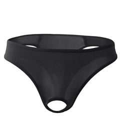 Men's Transparent Ice Silk Thong