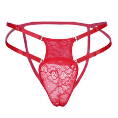 Low Waist Sexy Lace Mesh Thong