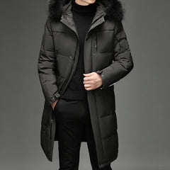 Men's New Fashion Long Down Jacket