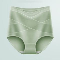 High waist pure cotton hip lifting tummy control pants breathable Panties