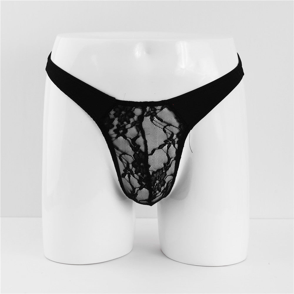 Trendy personalized lace U-convex perspective Panties