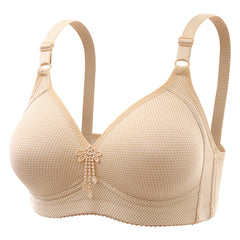 Push up wireless breathable bra
