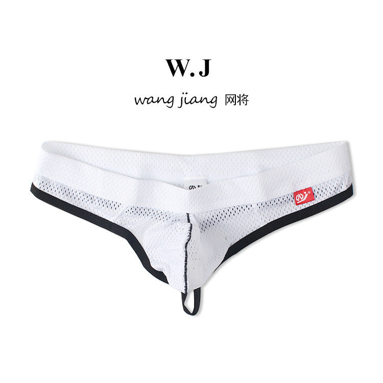 Men's Sexy Low Waist Mesh Breathable Thong