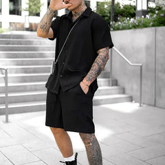 Men's New Casual and Comfortable Button Lapel Suit