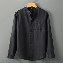 Men's Cotton and Linen Casual Shirts