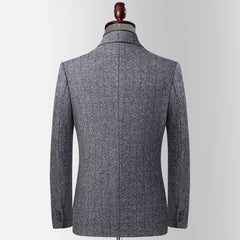 Wool slim fit casual Blazer
