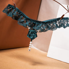 Hot Rose Lace Sexy Thong